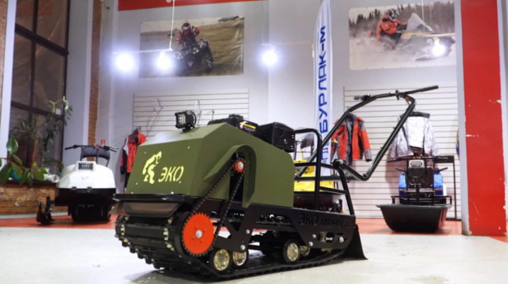 Мотобуксировщик ЭКО-Мини 15 лс (рама цельнометаллическая гнутая) в Новосибирске