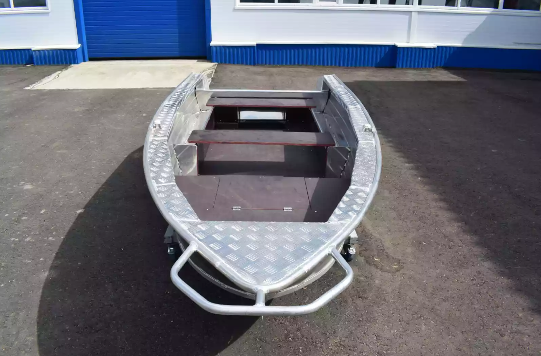 Алюминиевая лодка Wyatboat-390Р Увеличенный борт в Новосибирске
