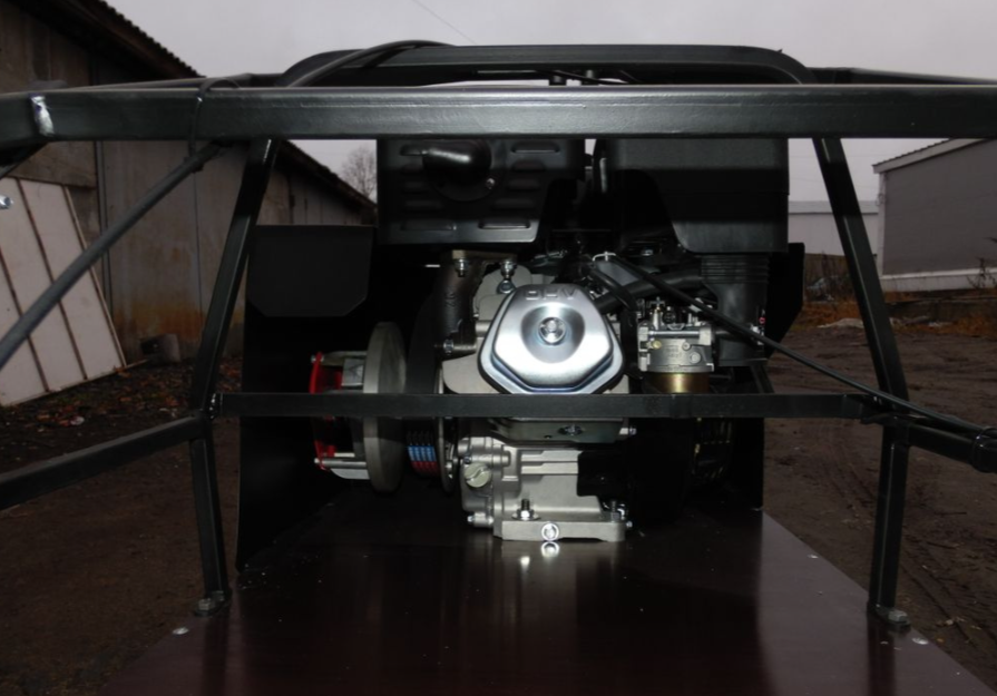 Мотобуксировщик AhtaR Зима 15 л/с с вариатором в Новосибирске