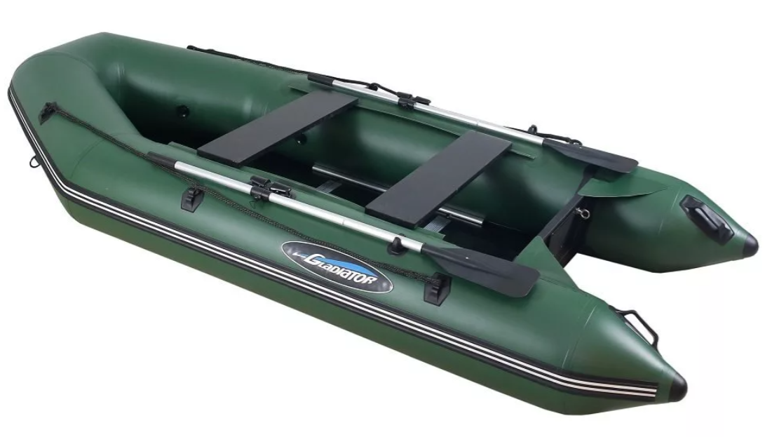 МОТОРНО-ГРЕБНАЯ ЛОДКА ПВХ GLADIATOR А 340 ТК С ФАНЕРНЫМ ПОЛОМ в Новосибирске