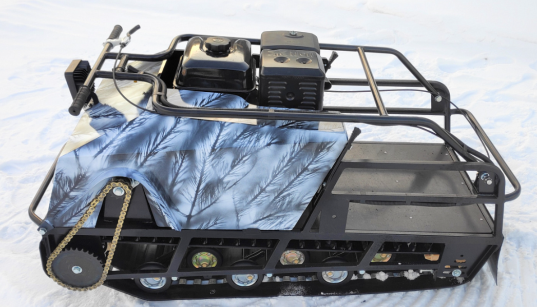 Мотобуксировщик Irondog (Железная собака) M500 20  Камуфляж Охотник в Новосибирске