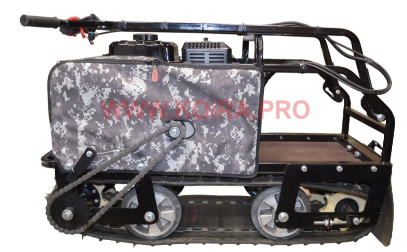 Мини мотобуксировщик КОЙРА "Вжик" (107 см) 7 л/с с ручным стартером в Новосибирске