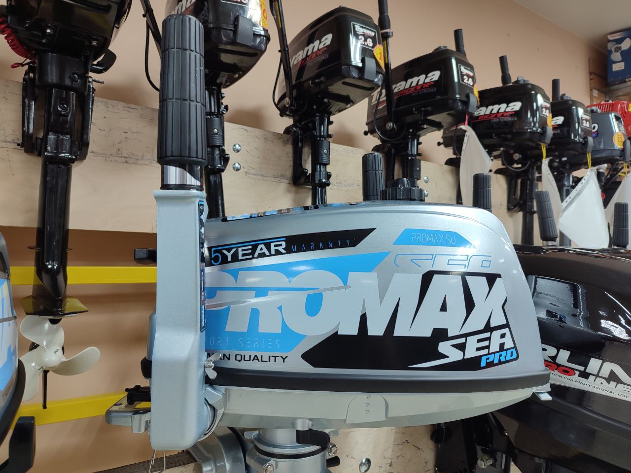 Лодочный мотор PROMAX SP5FHS (внешний бак 12 л) в Новосибирске