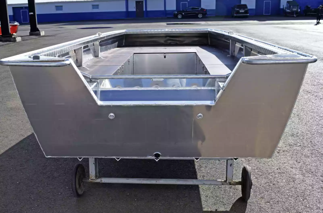 Алюминиевая лодка Wyatboat-490 Jonboat в Новосибирске