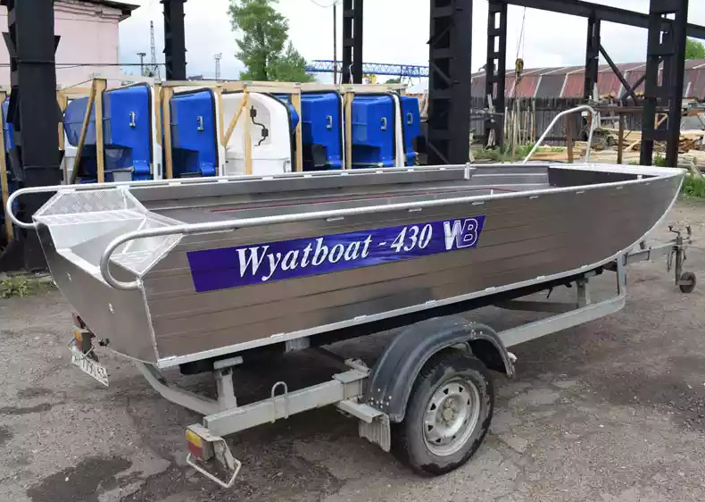 Алюминиевая лодка  Wyatboat-430 Master в Новосибирске