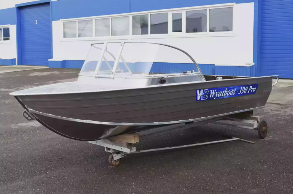 Алюминиевая лодка Wyatboat-390 Pro в Новосибирске