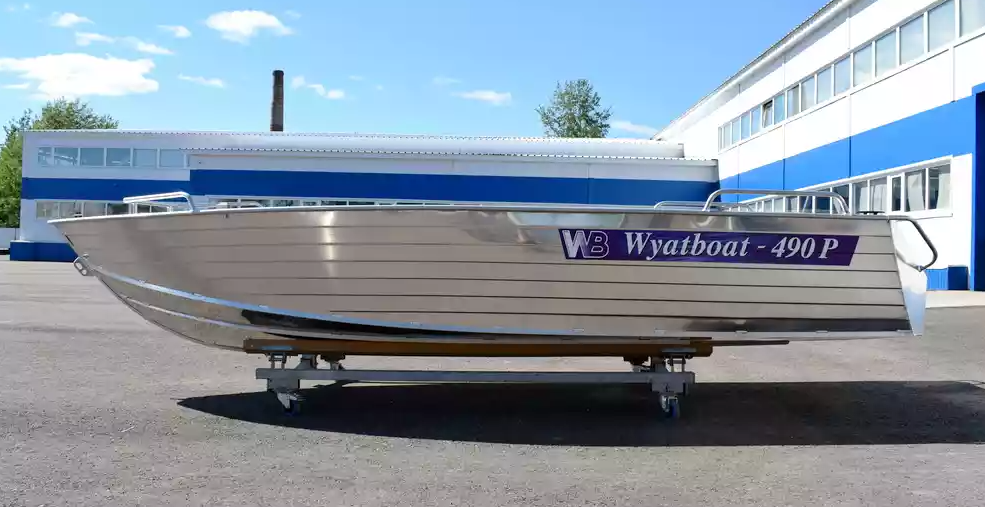 Алюминиевая лодка Wyatboat-490 P в Новосибирске