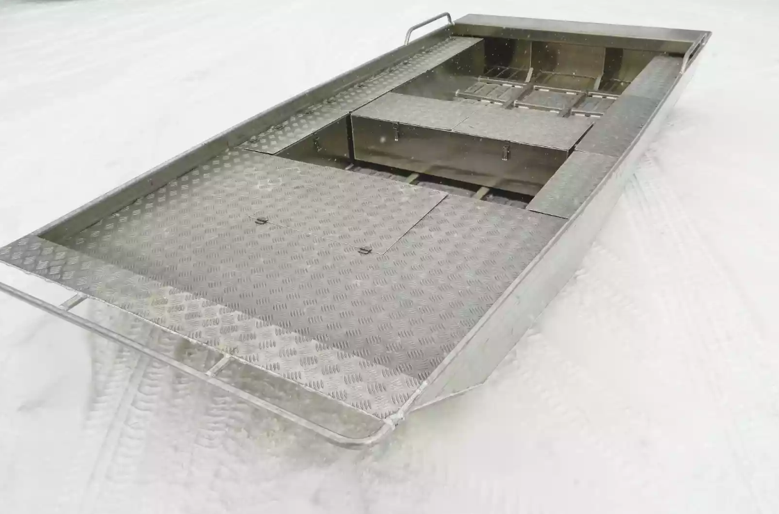 Алюминиевая лодка Wyatboat-390 Jonboat в Новосибирске