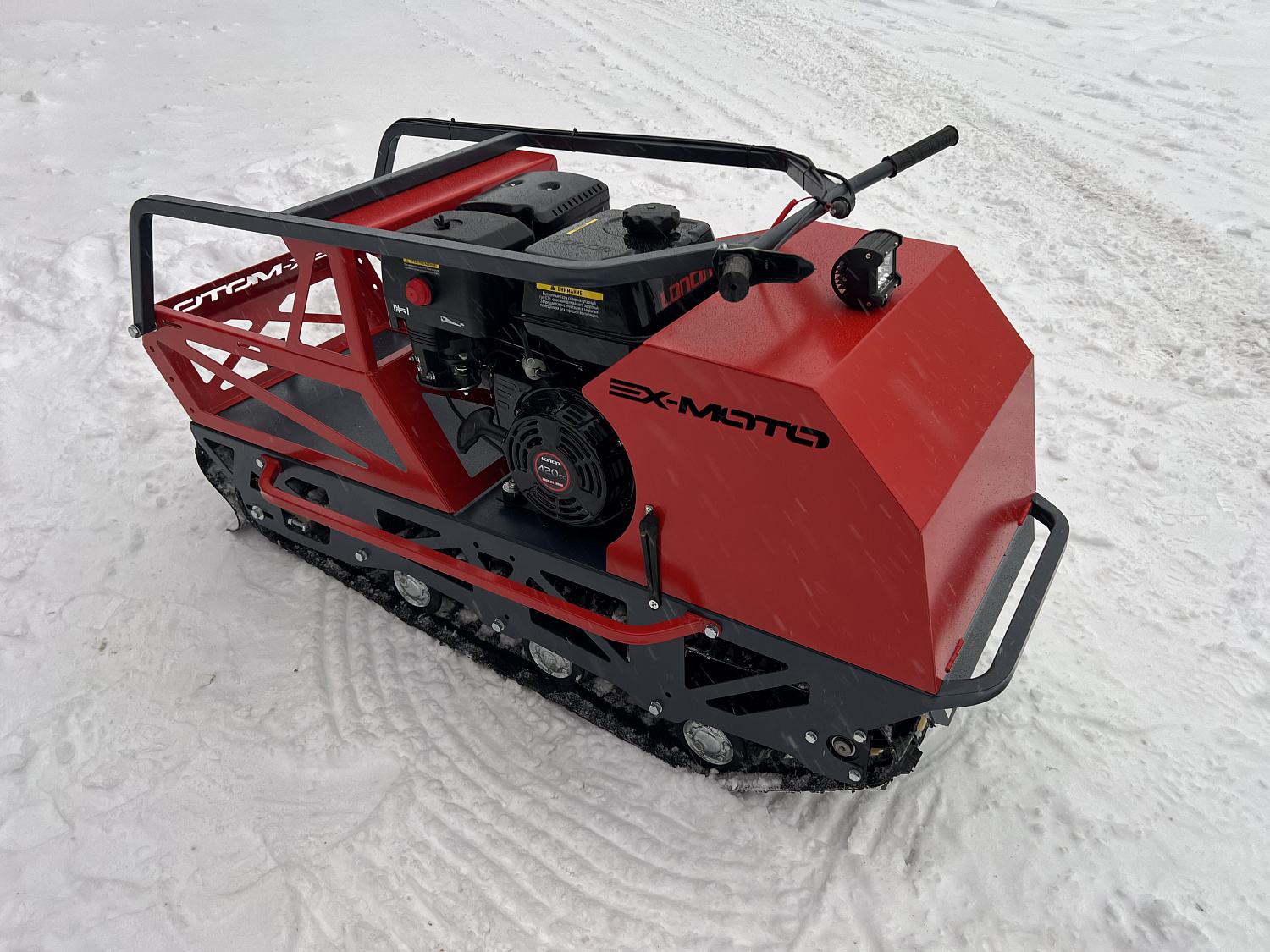 Мотобуксировщик EX-MOTO SNOWDOG S500 15л.с в Новосибирске