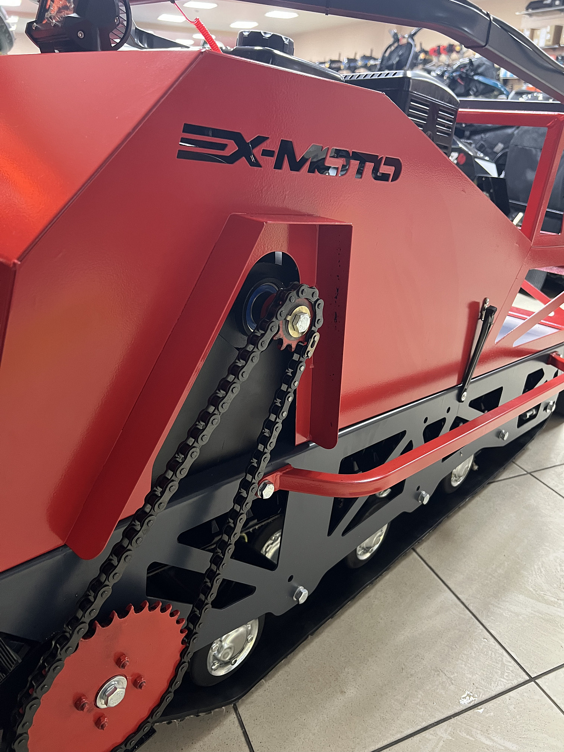 Мотобуксировщик EX-MOTO SNOWDOG S500 15л.с в Новосибирске