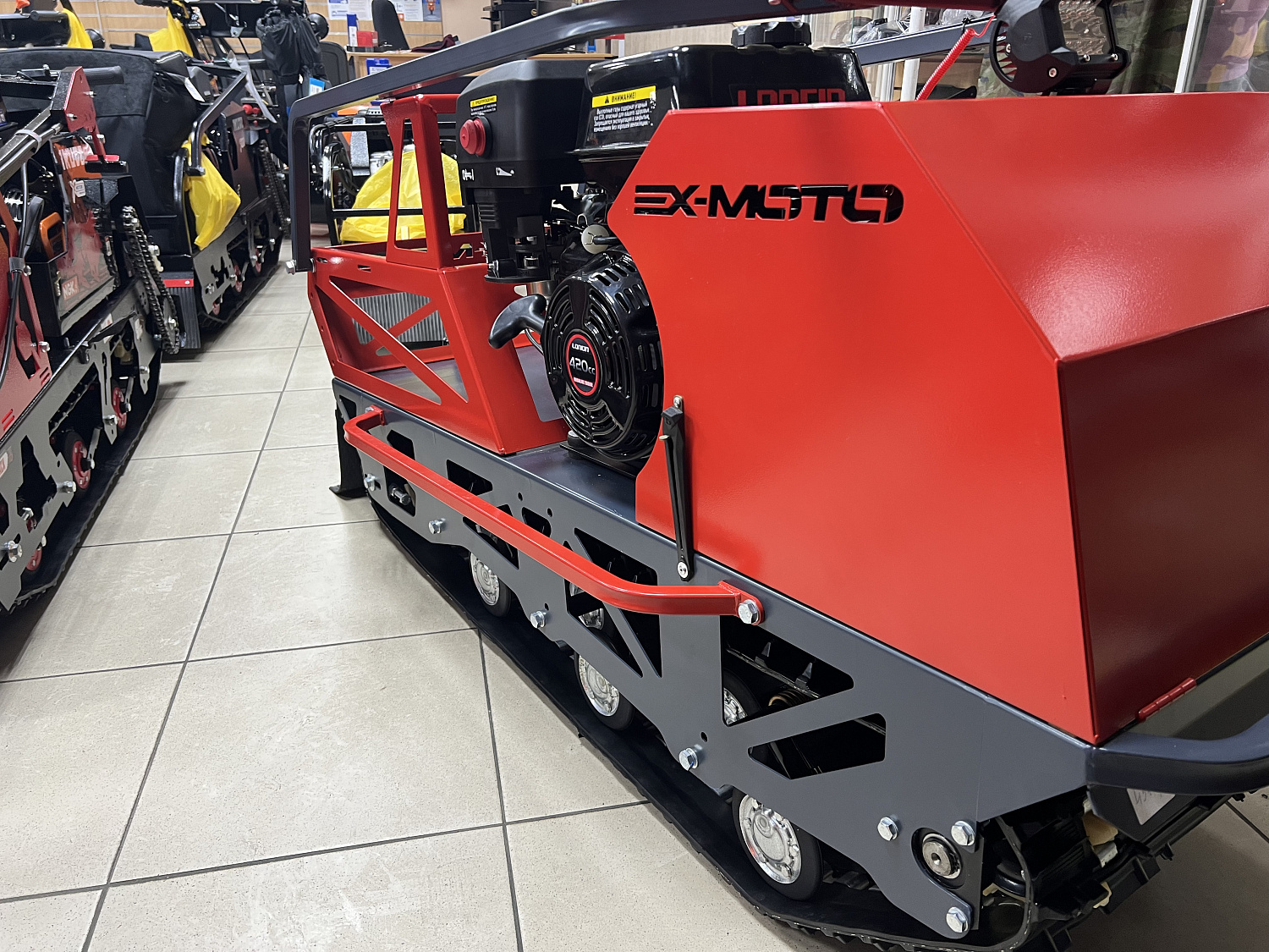 Мотобуксировщик EX-MOTO SNOWDOG S500 15л.с в Новосибирске