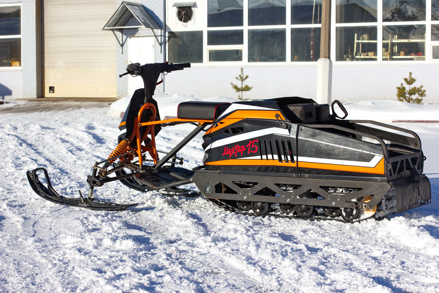 Мотобуксировщик IRBIS Мухтар 15 с лыжным модулем в комплекте в Новосибирске