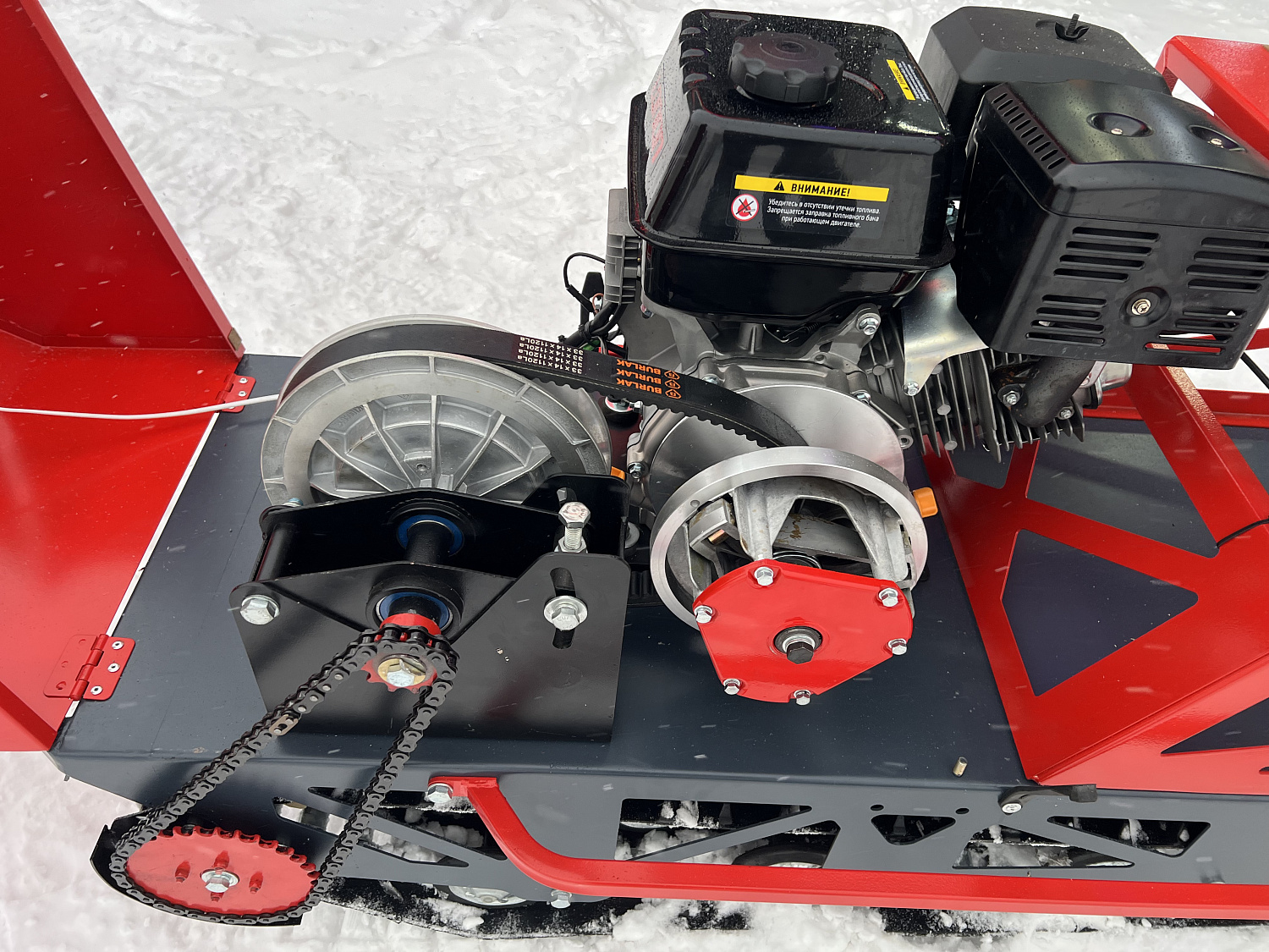 Мотобуксировщик EX-MOTO SNOWDOG S500 15л.с в Новосибирске