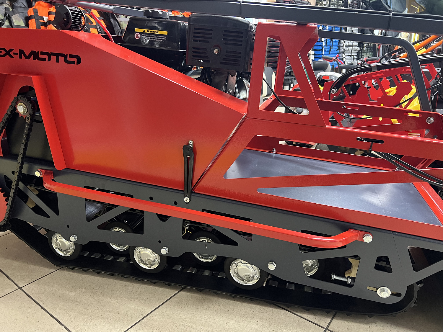 Мотобуксировщик EX-MOTO SNOWDOG S500 15л.с в Новосибирске