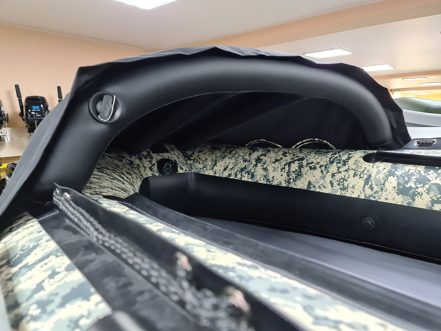 КОМПЛЕКТ НОСОВОГО ТЕНТА К ЛОДКЕ SMARINE AIR MAX 380 ЧЕРНЫЙ в Новосибирске