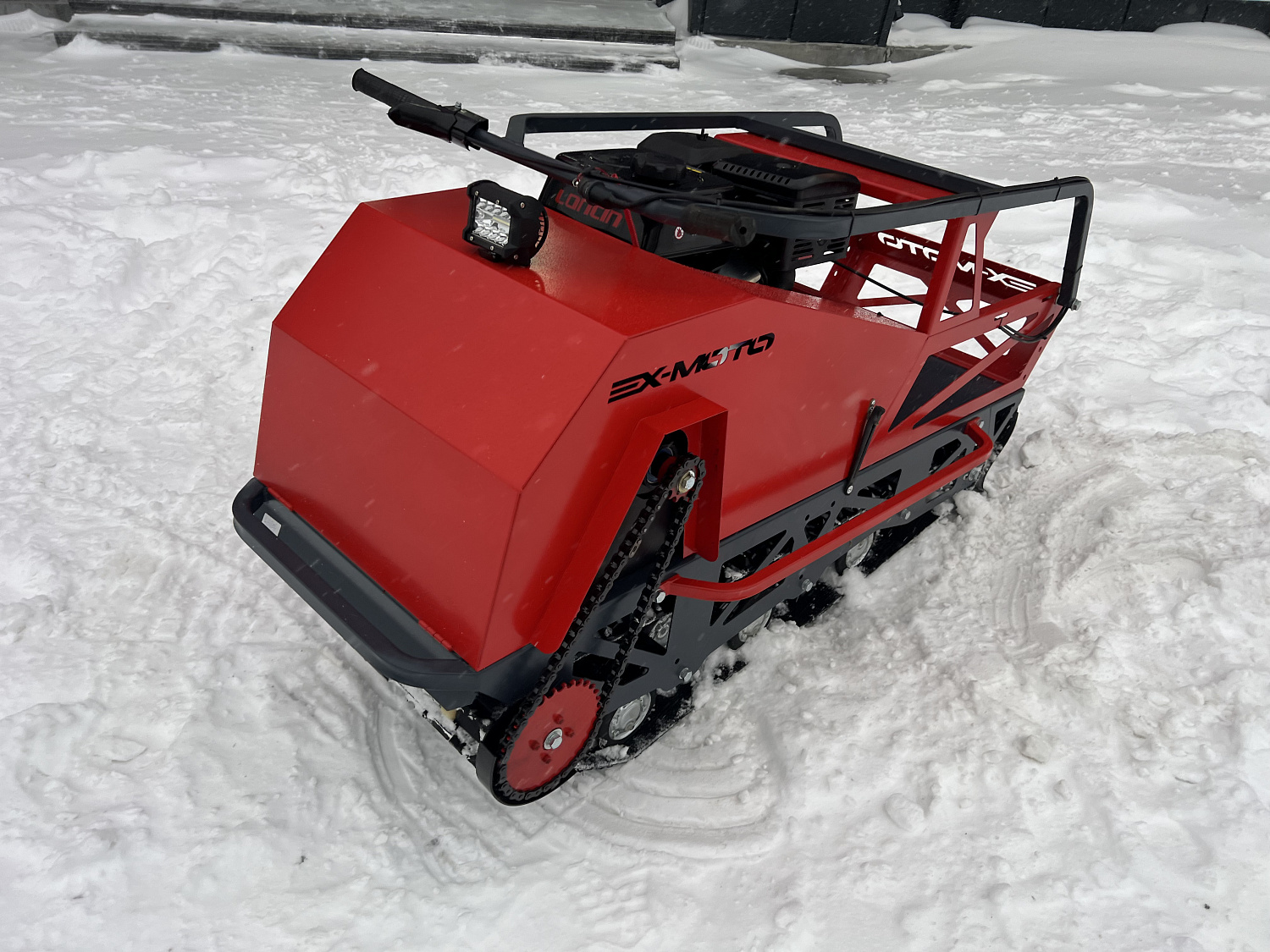 Мотобуксировщик EX-MOTO SNOWDOG S500 15л.с в Новосибирске